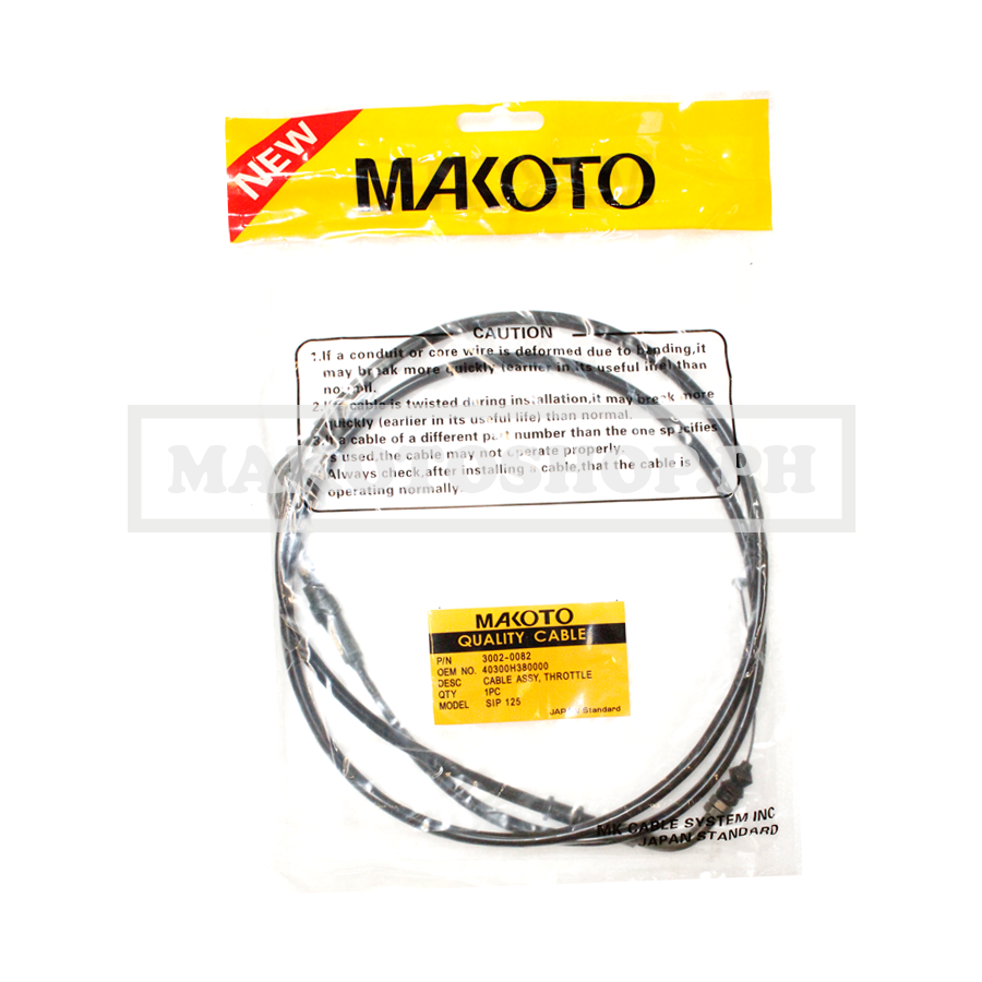 CABLE ASSY, THROTTLE (MK) (SIP 125)