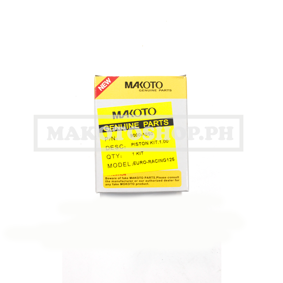 PISTON KIT, 1.00 (MK) (EURO-RACING 125)