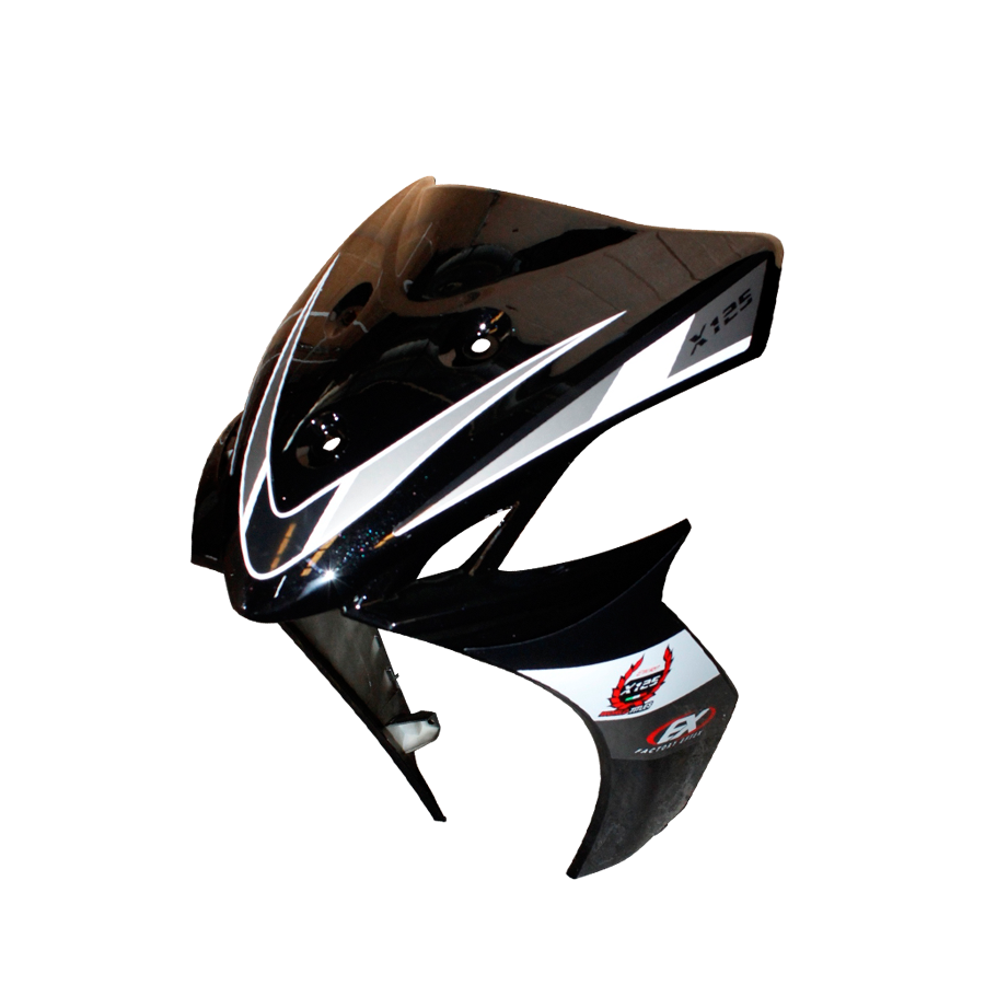 COVER, FR (BLACK) (EURO-X 125)