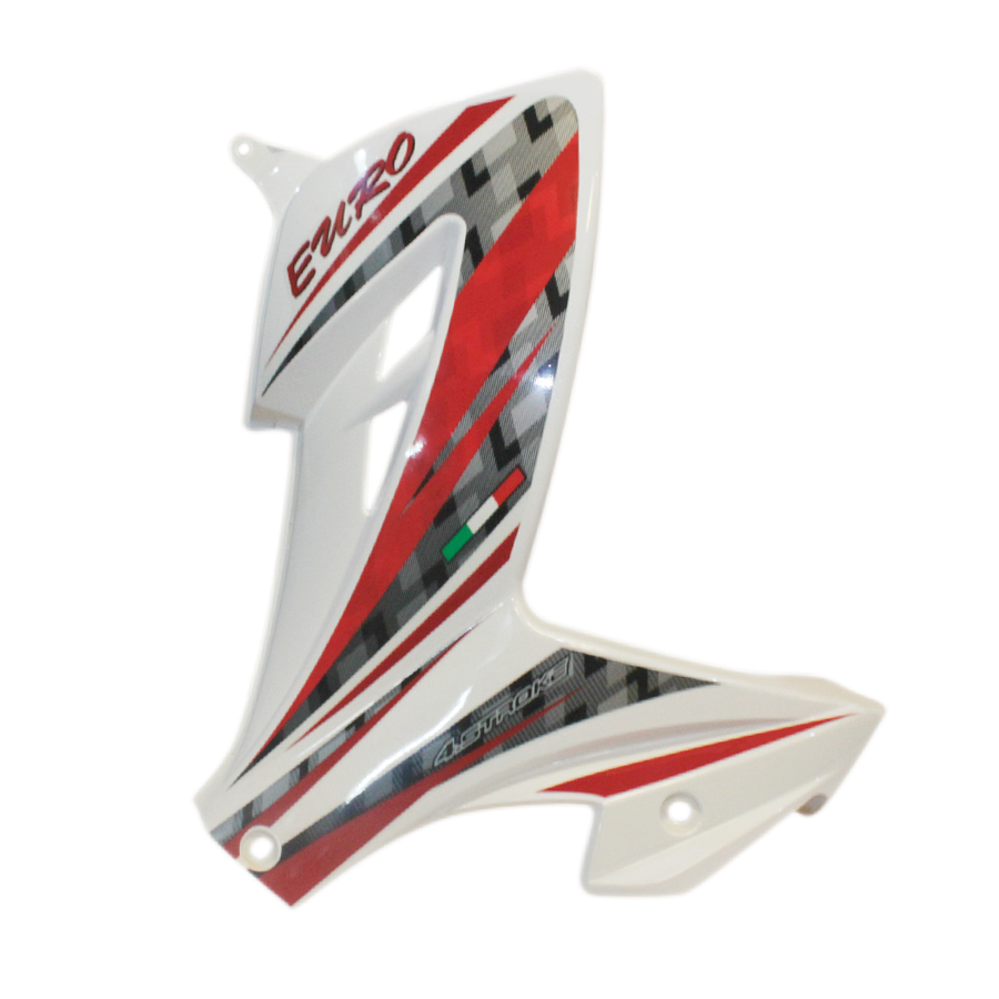 COVER, MAIN PIPE, RH (WHITE-RED) (E-SPORT R)
