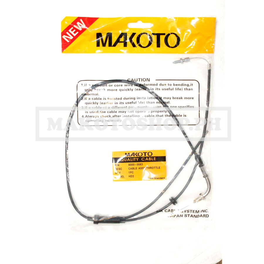 CABLE ASSY, THROTTLE (MK) (HD3)