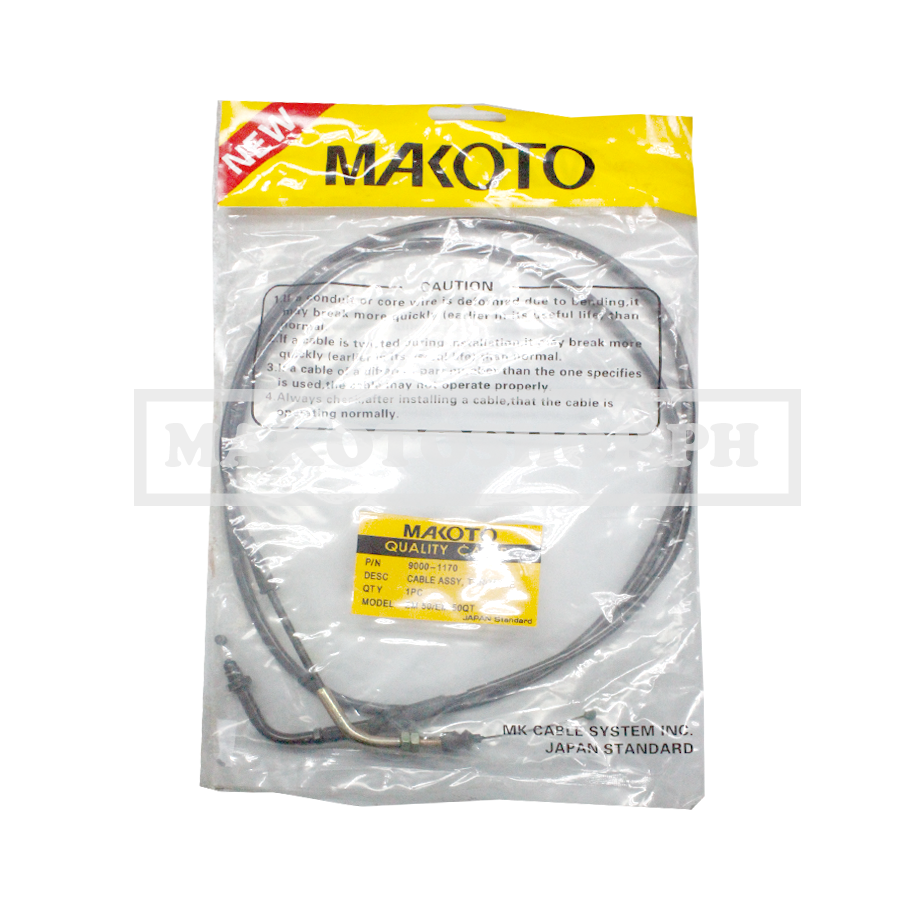 CABLE ASSY, THROTTLE (MK) (EM50, EM50-QT)