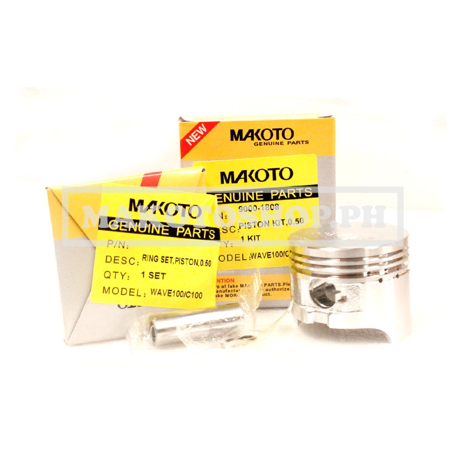PISTON KIT, 0.50 (MK) (C100, WAV100)