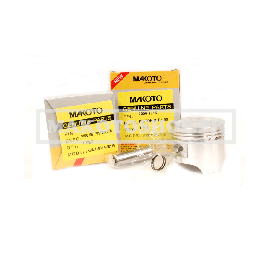 PISTON KIT, 1.00 (MK) (WAVE110, XRM110)