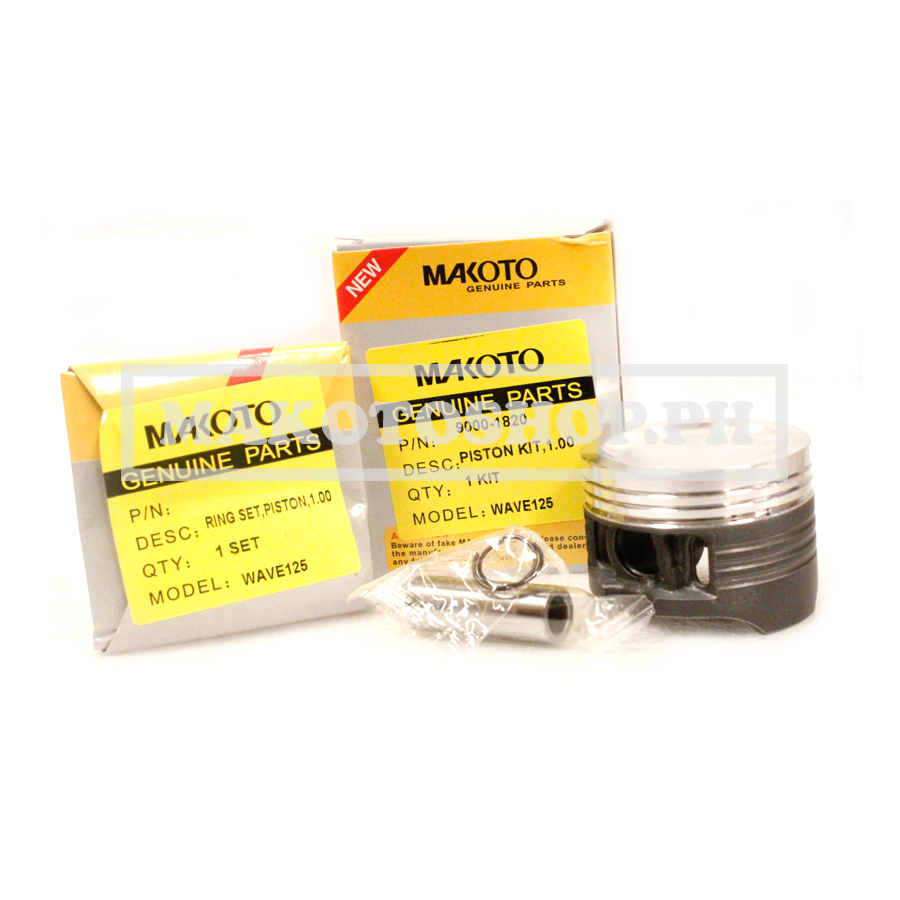PISTON KIT, 1.00 (MK) (WAVE125, XRM125)