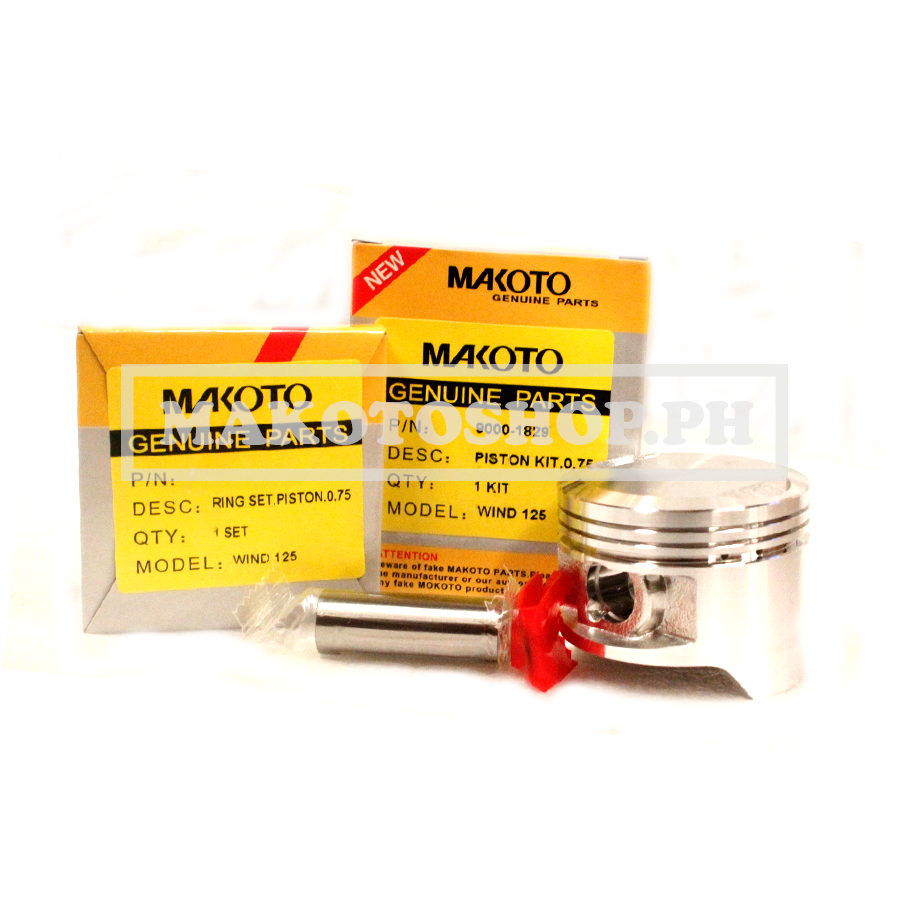 PISTON KIT, 0.75 (MK) (WIND 125)
