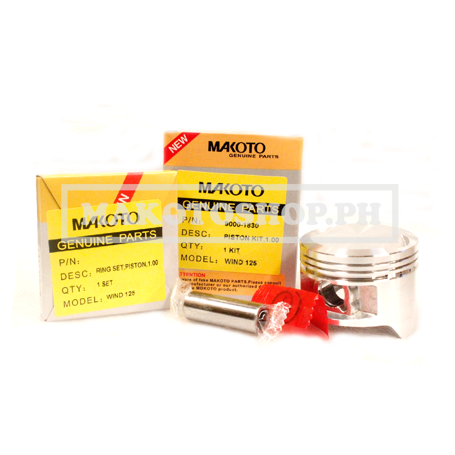 PISTON KIT, 1.00 (MK) (WIND 125)