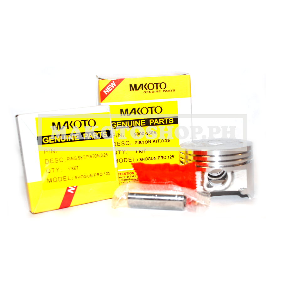PISTON KIT, 0.25 (MK) (SHOGUN PRO 125)