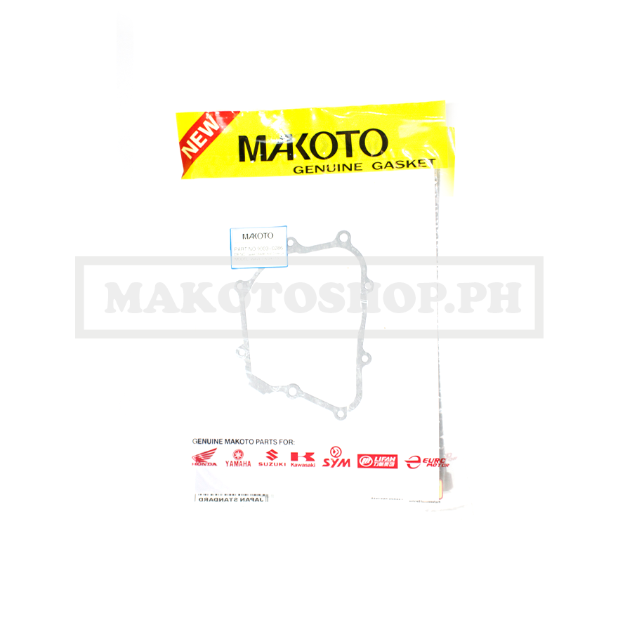 GASKET, CRANKCASE COVER, RH (MAKOTO, STX 125)