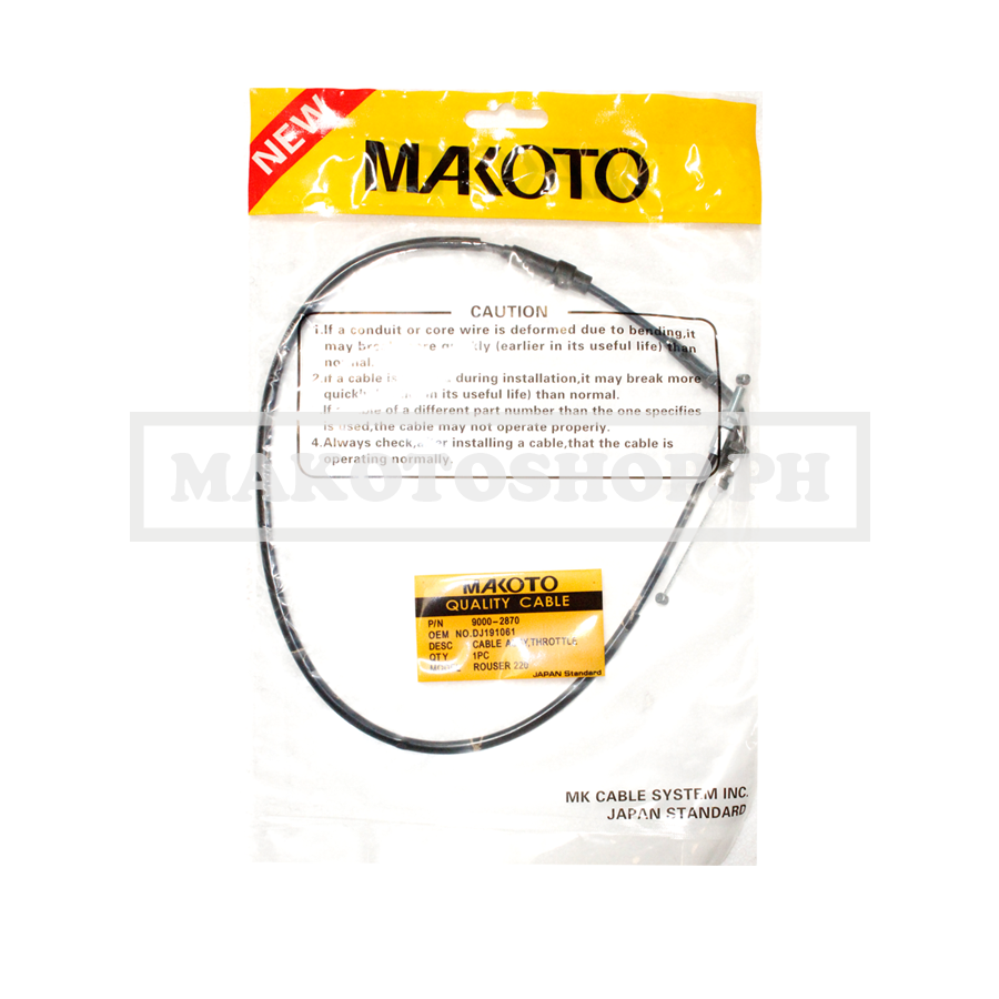 CABLE ASSY, THROTTLE (MK) (ROUSER 220)