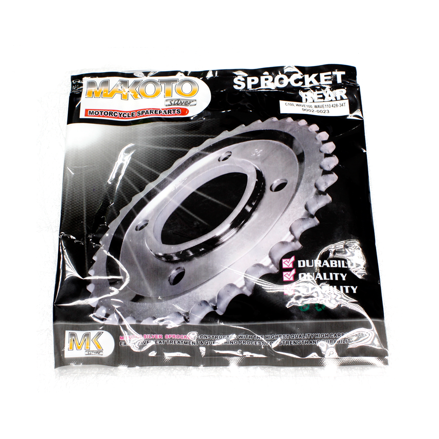 SPROCKET, REAR (34T) (MK-S) (C100, WAVE100, WAVE110)