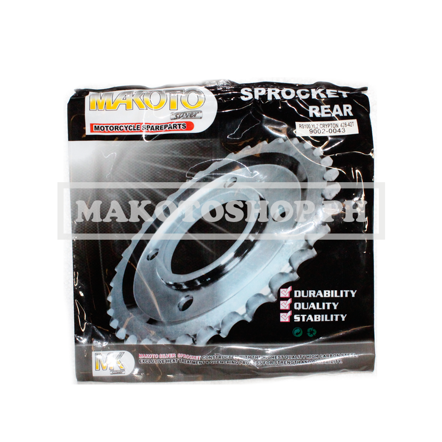 SPROCKET, REAR (42T) (MK-S) (RS100, YL2, CRYPTON)