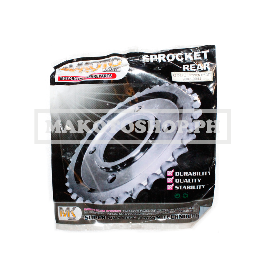 SPROCKET, REAR (39T) (MK-S) (RS100, YL2, CRYPTON)