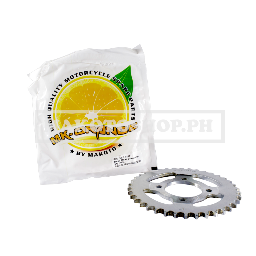SPROCKET, REAR (38T) (MK-O) (C100, WAVE100, WAVE110)