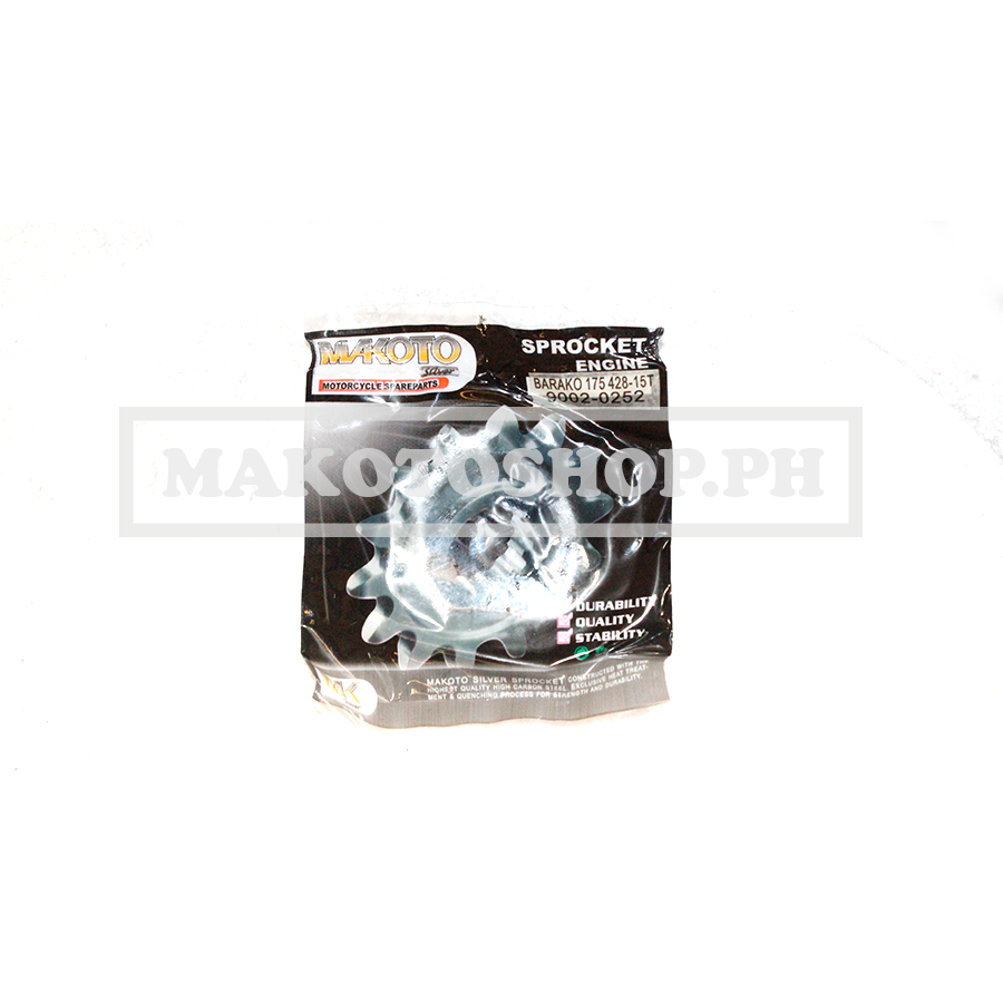 SPROCKET, ENGINE (15T) (MK-S) (BARAKO 175)