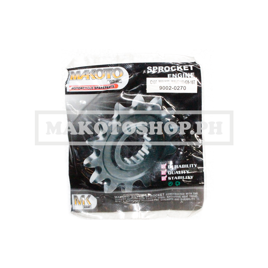 SPROCKET, ENGINE (16T) (MK-S) (C100, WAV100, WAVE110)