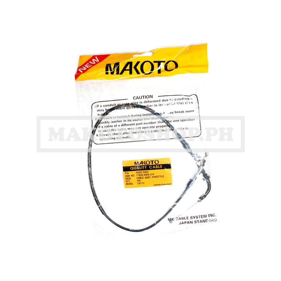 CABLE ASSY, THROTTLE (MK) (CB 110)
