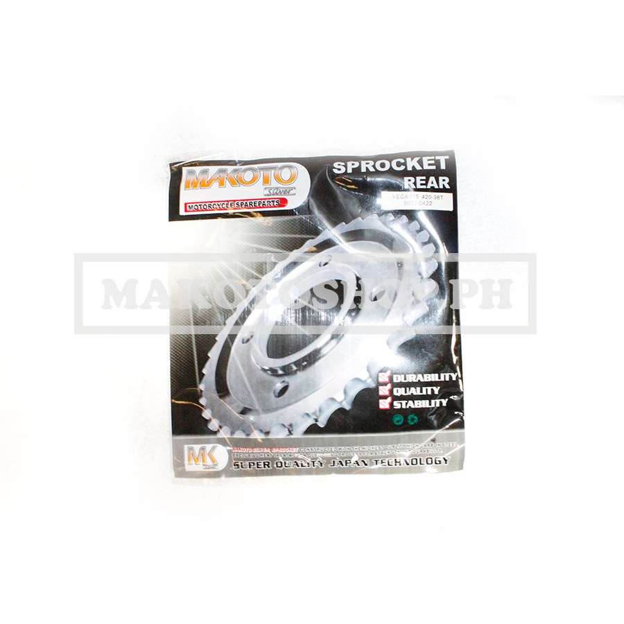 SPROCKET, REAR (420/38T) (MK-S) (VEGA 115)