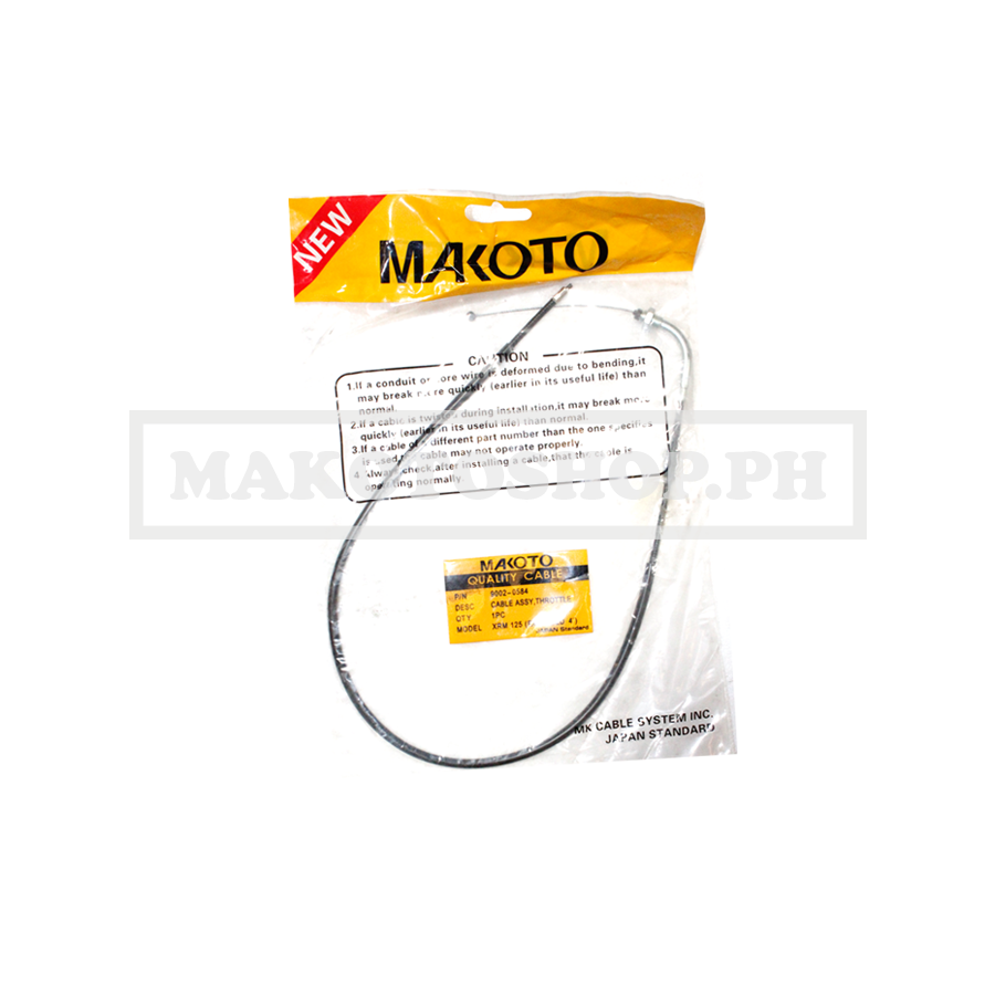 CABLE ASSY, THROTTLE (EXTENDED 4) (MK) (XRM-125)