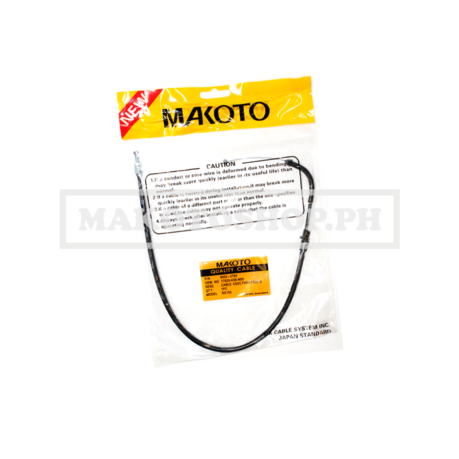 CABLE ASSY, THROTTLE B (MK) (RS 150)