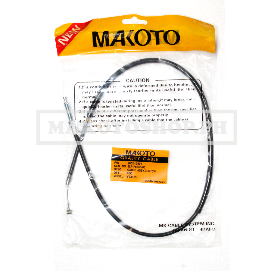 CABLE ASSY, CLUTCH (MK) (YTX 125)