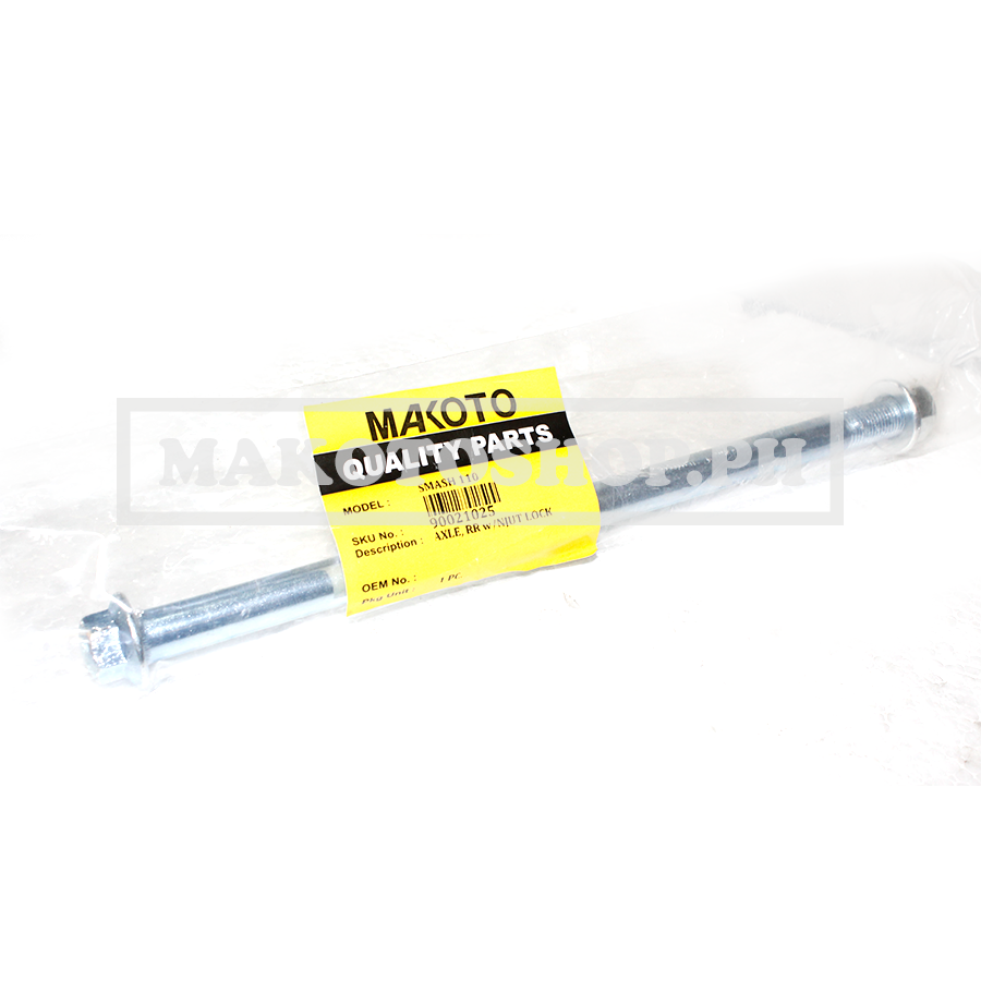 AXLE, RR w/NJUT LOCK (SMASH 110)