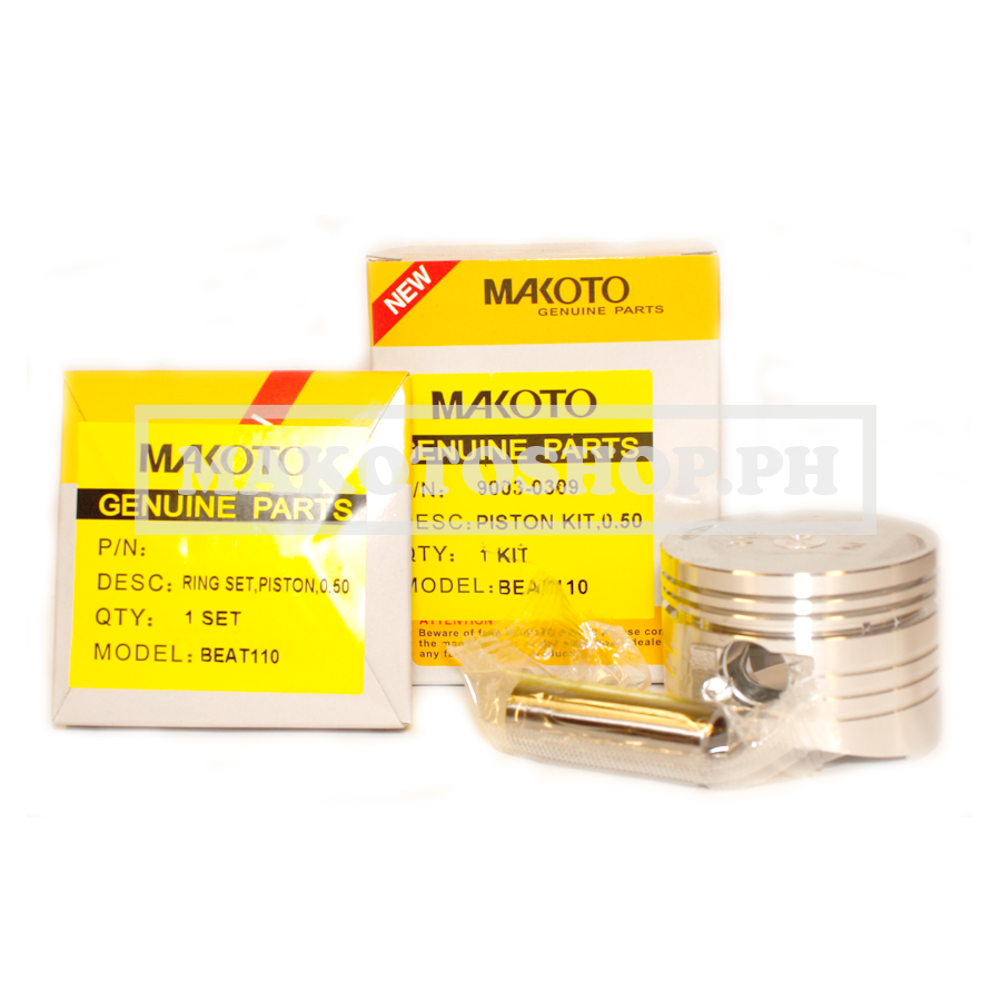 PISTON KIT, 0.50 (MK) (BEAT 110)