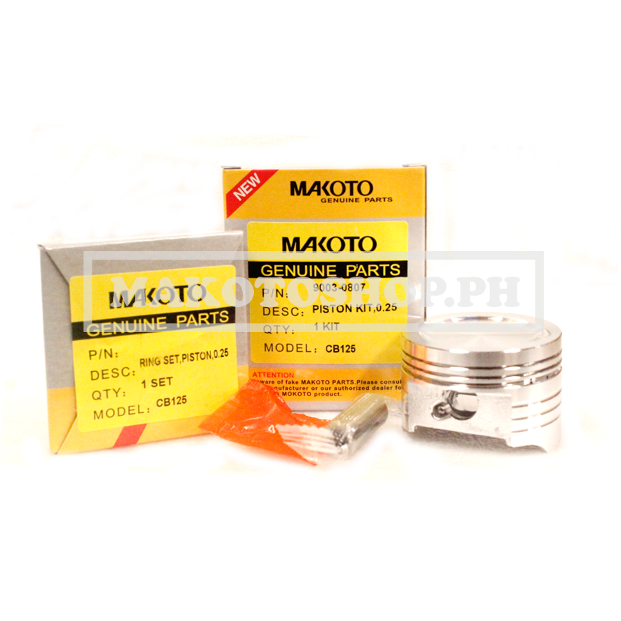 PISTON KIT, 0.25 (MK) (CB 125)