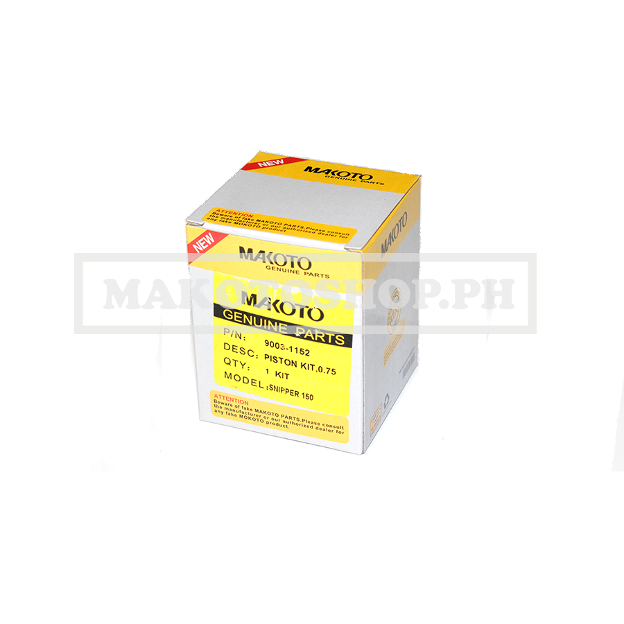 PISTON KIT, 0.75 (MK) (SNIPER 150)