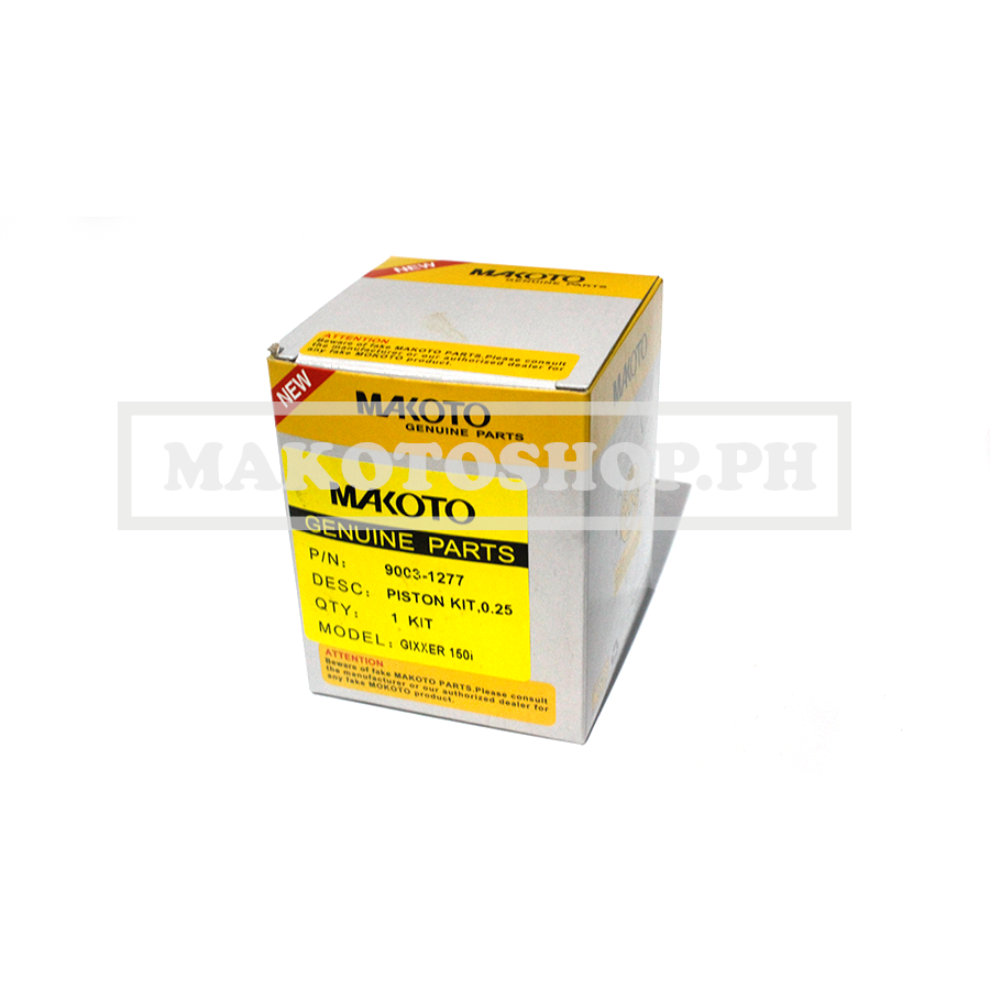 PISTON KIT, 0.25 (MK) (GIXXER 150i)