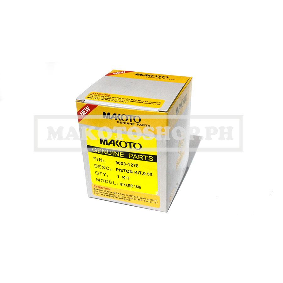 PISTON KIT, 0.50 (MK) (GIXXER 150i)
